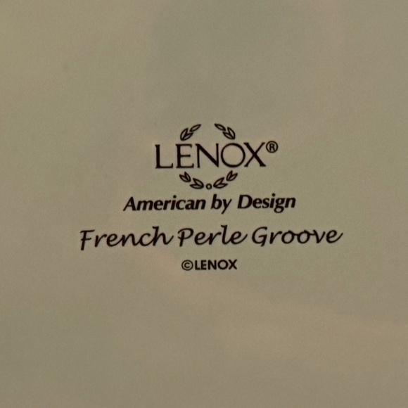NWOT LENOX AMERICAN BY DESIGN FRENCH PERLE GROOVE CERAMIC WASTEBASKET Ice Blue - Picture 9 of 9
